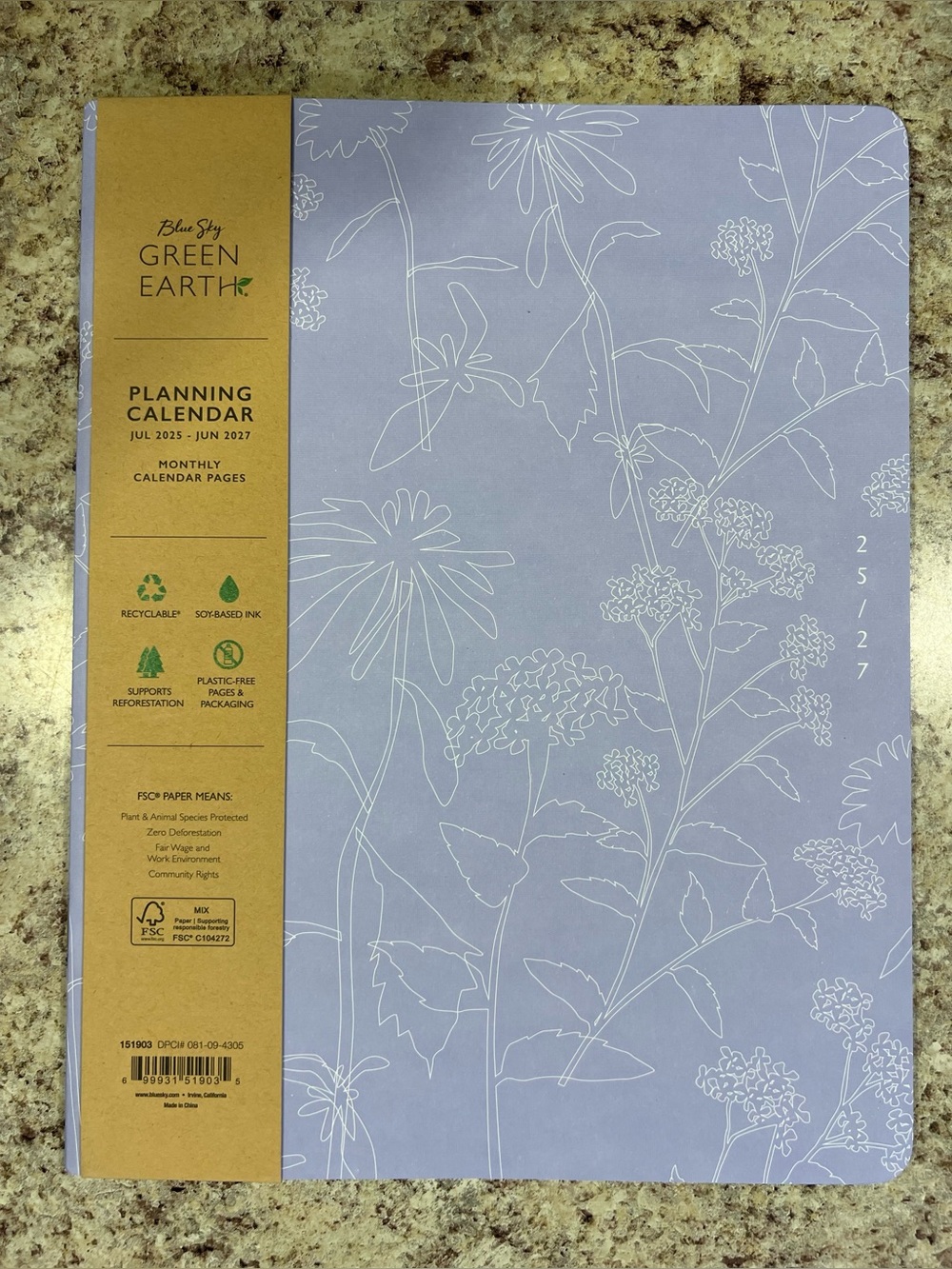 Brand New-Blue Sky Planning Calendar